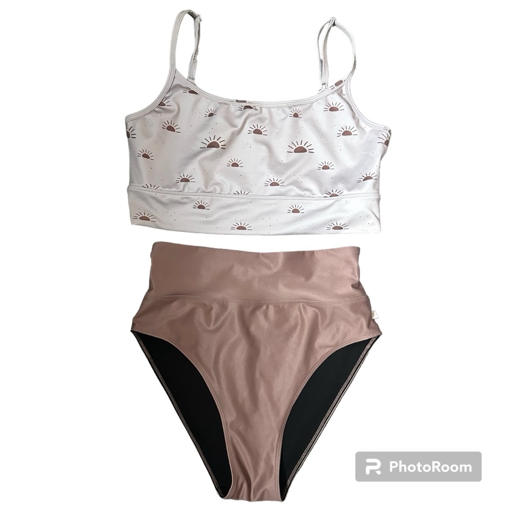 Jax & Lennon x Imagine Perry Sunset‎ High Waist Two Piece Set Size XL
